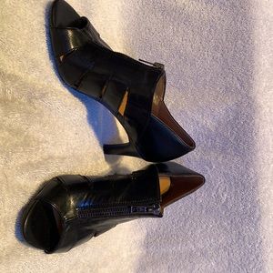 High heel Open toe Zipper